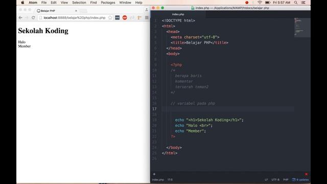 Belajar PHP part 1 смотреть онлайн