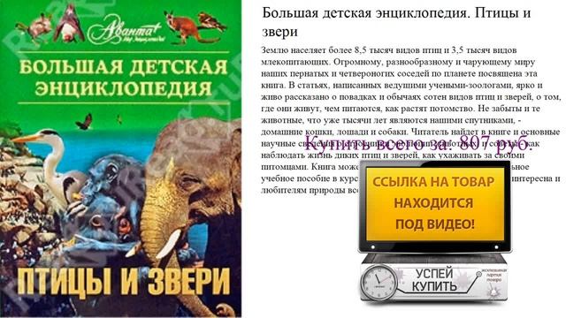Большая детская энциклопедия. Птицы и звери Посмотреть смотреть онлайн