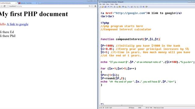 PHP lesson 9 - User defined functions смотреть онлайн