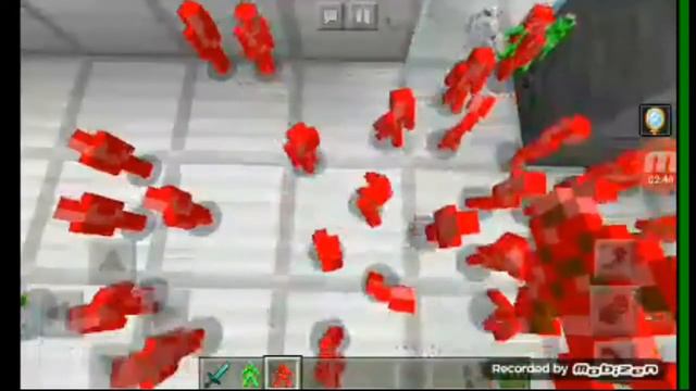 Армия зеленых человечков против армии красных человечков и желтых человечков в майнкрафт пе смотреть онлайн