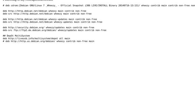 DevOps & SysAdmins: sudo apt-get update is not updating repositories in Debian Wheezy смотреть онлайн