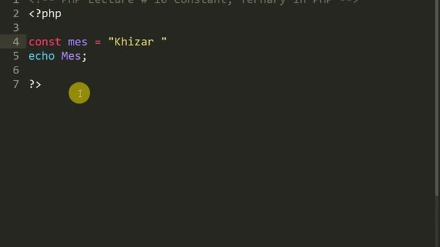 Constant Variable & Ternary Operators In PHP Lectures Series PHP Tutorials For Beginners Urdu Hindi смотреть онлайн