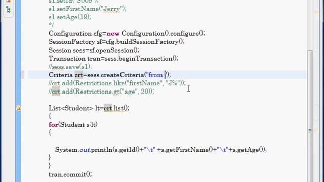 Hibernate Chapter17 - Query thru Query API смотреть онлайн