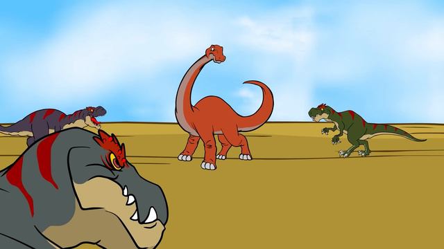 ALLOSAURUS Dinosaur Songs From Dinostory by Howdytoons смотреть онлайн