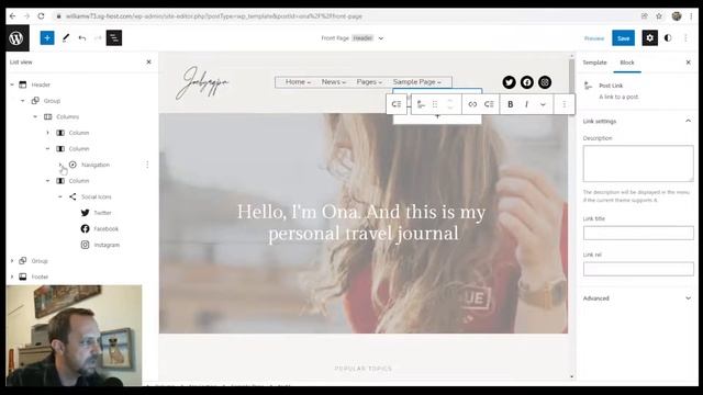 Header with Full Site Editor Tutorial - Gutenberg WordPress Beginner смотреть онлайн