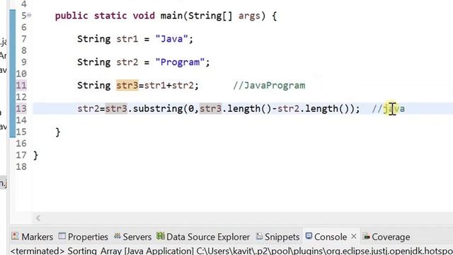 How to swap two strings in java | Tamil | QE Tech смотреть онлайн