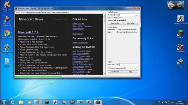 Como Baixar e Instalar o Minecraft 1.7.2 смотреть онлайн