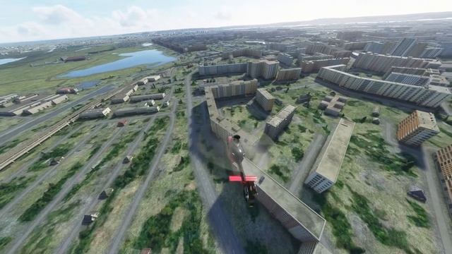 ?Microsoft Flight Simulator 2020! Над городами!✈️ Нижний Новгород #4 смотреть онлайн