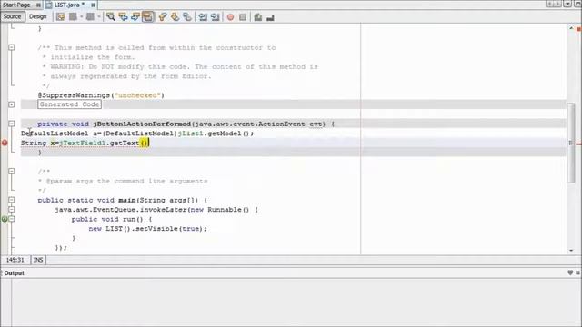 HOW TO PERFORM DIFFERENT OPERATIONS WITH A LIST IN JAVA NETBEANS. смотреть онлайн