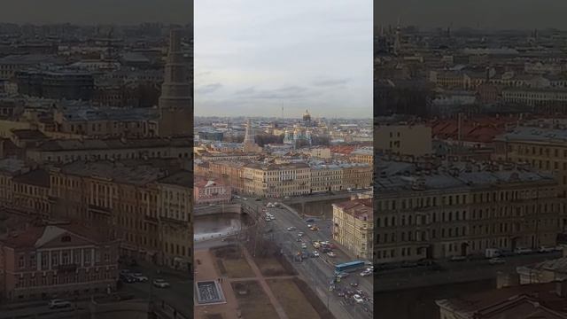 Виды Петербурга с очень "знакового" места. Из окна гостиницы " Советская". смотреть онлайн
