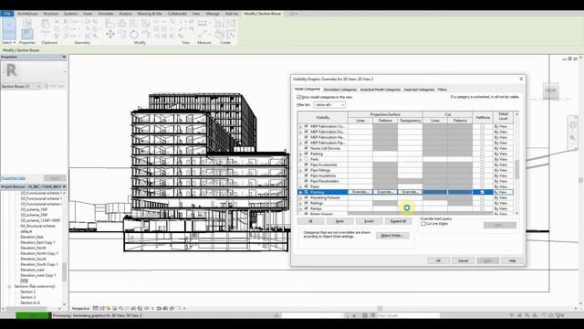REVIT TUTORIAL - PERSPECTIVE SECTION смотреть онлайн