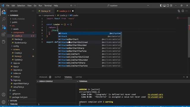 MUI Spinner Component and Breakpoints | React, MUI, and Supabase Tamil | React Full stack project смотреть онлайн