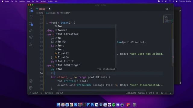 Golang: Chat Application Improved Backend