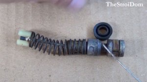 █ Ремонт ГЛАВНОГО цилиндра СЦЕПЛЕНИЯ / замена РЕМКОМПЛЕКТА Ч-2