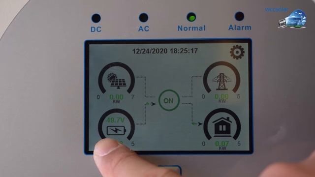 Configuración Del Inversor Híbrido 5000w Hibrido Plus SUN-5K-SG01LP1-US