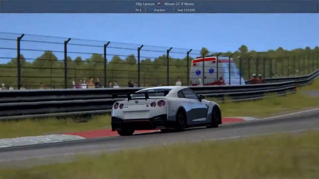 Assetto Corsa Big Save at Zandvoort with Nissan GT-R Nismo смотреть онлайн
