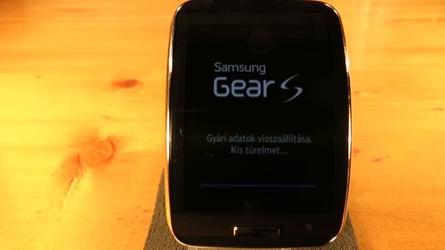Samsung Gear S Hard Reset (Factory Reset)