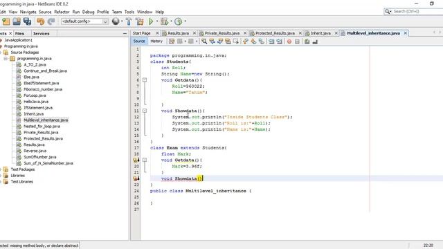 Programming in Java Multilevel Inheritance | Akib's Tricks BD смотреть онлайн