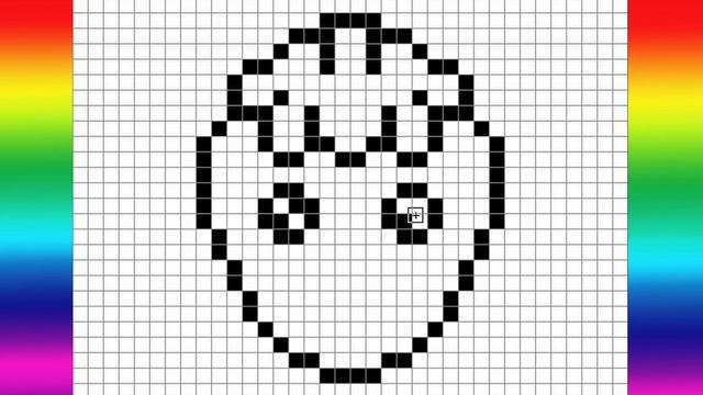 Как нарисовать клубничку по клеточкам: пиксель арт смотреть онлайн