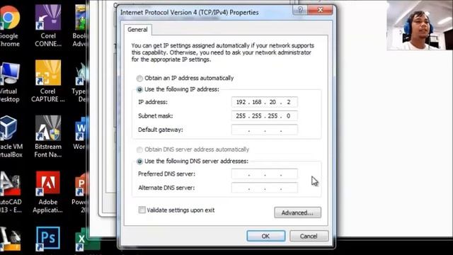 Static IP Configuration - Network Switch with 3 connected Computers (LAN) смотреть онлайн