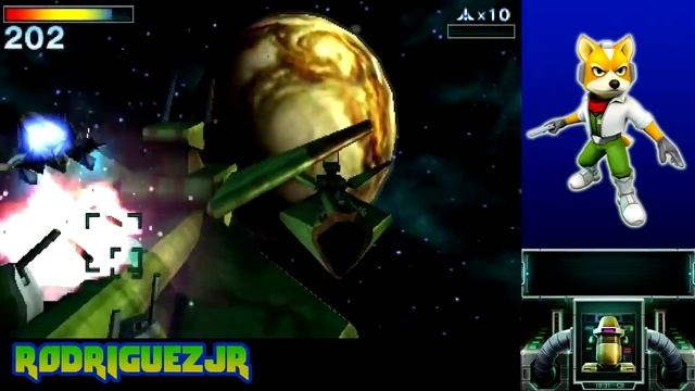 Star Fox 64 3D Walkthrough (Area 6: Hard Route *Medal 300* Pt 18) смотреть онлайн
