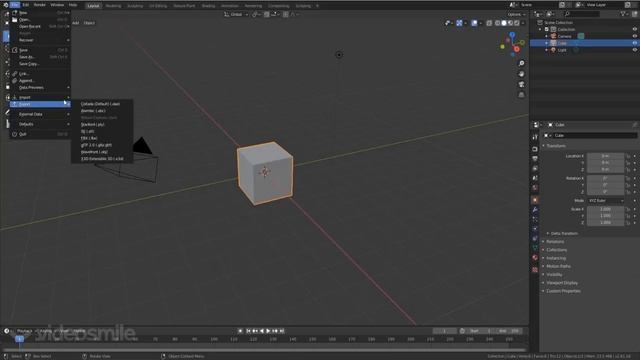 Урок 1. Интерфейс программы Blender. Общие сведения и основные пункты меню смотреть онлайн