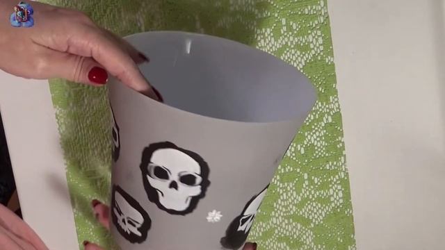 Как разукрасить простой горшок для цветов. смотреть онлайн