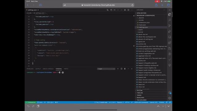 use Foam in your iPad with Github Codespaces смотреть онлайн