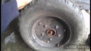 ["МОСКВИЧОВСКИЕ" КОЛЕСА НА ТЕЛЕГУ МОТОБЛОКА]