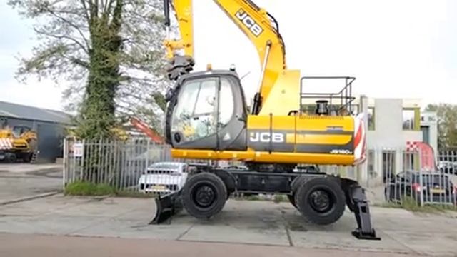 JCB JS160W, bj 2010, 5 866 uur смотреть онлайн