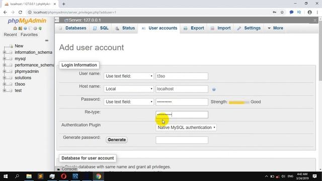How to add a user in PHPmyAdmin смотреть онлайн