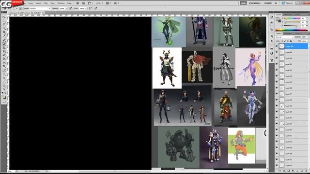 Создание концепта персонажа (Fantasy+SciFi) (Часть2)