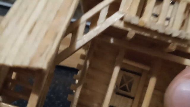 Домик из спичек - БЕСЕДКА 1 часть. Review of a house made of matches - GAZERBOARD part 1. DIY смотреть онлайн