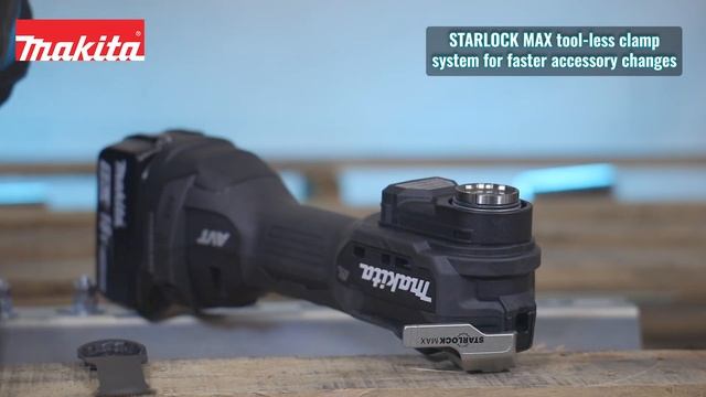 Makita 18V LXT StarlockMax Sub Compact Multi Tool (XMT04ZB) смотреть онлайн