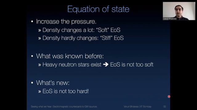Talk 2 - Seeing what we hear-EM counterparts to GW sources - By Prof. Varun Bhalerao (IIT-Bombay) смотреть онлайн