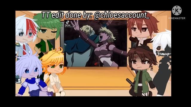 Anime Characters React To Each Other || Part 1/2 || GCRV || Itz Lemon Teddy смотреть онлайн