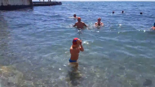 Коля плывет Алушта 2016 смотреть онлайн