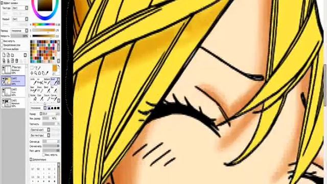 Покрас манги FAIRY TAIL - Gray & Lucy смотреть онлайн