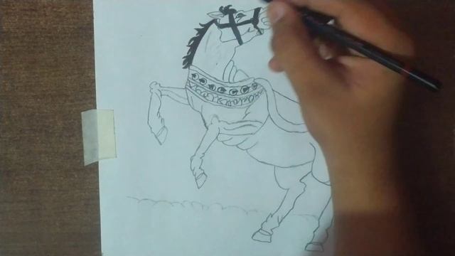 Horse sketch смотреть онлайн