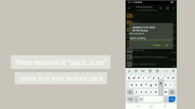 How to make your own TEXTURE PACK ?️| Minecraft tutorial смотреть онлайн
