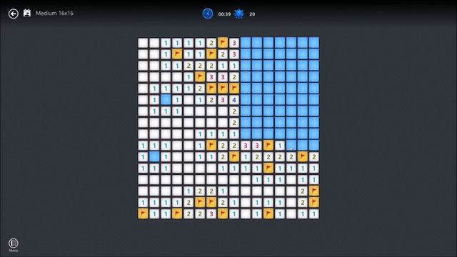Microsoft Minesweeper Intermediate - 1:16 смотреть онлайн