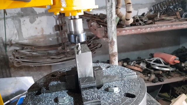 Самодельная фрезерная приставка по металлу на моём станке смотреть онлайн