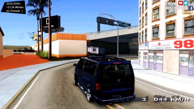 GTA San Andreas - Volkswagen Transporter TDİ V I P EnRoMovies _REVIEW смотреть онлайн