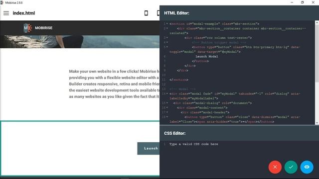 Create a Bootstrap Modal with Form in Mobirise смотреть онлайн