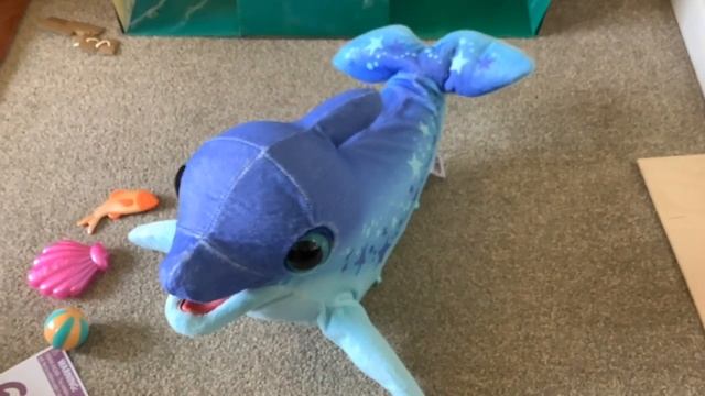 FurReal Friends Dazzlin Dimples My Playful Dolphin Unboxing Demonstration & Review New Toys 2021 смотреть онлайн