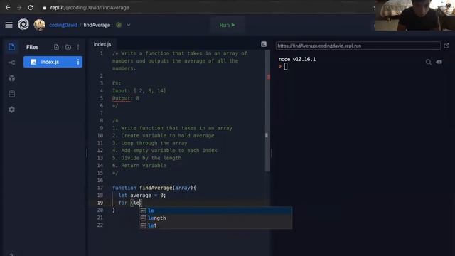 How To Find The Average From The Array (Javascript Easy Algorithm Problem) смотреть онлайн