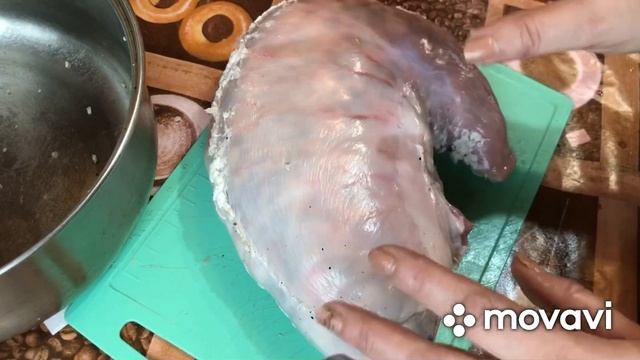 Готовим Кендюх. Свиной желудок, фаршированный мясом?? смотреть онлайн