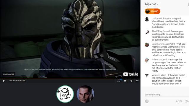 Smudstream: "Mass Effect 3 Critique (and a defense of the ending)" Part 2 смотреть онлайн