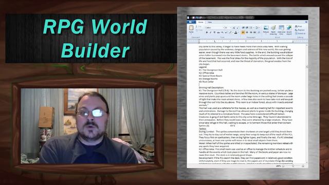 World Building in D&D and Pathfinder: Editing The City of Evain Part 2 смотреть онлайн