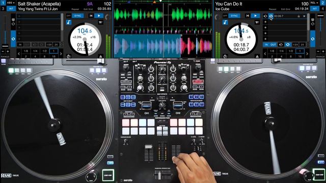 Quick DJ Mix using Rane Twelves | Creative Transition and Scratch Ideas смотреть онлайн